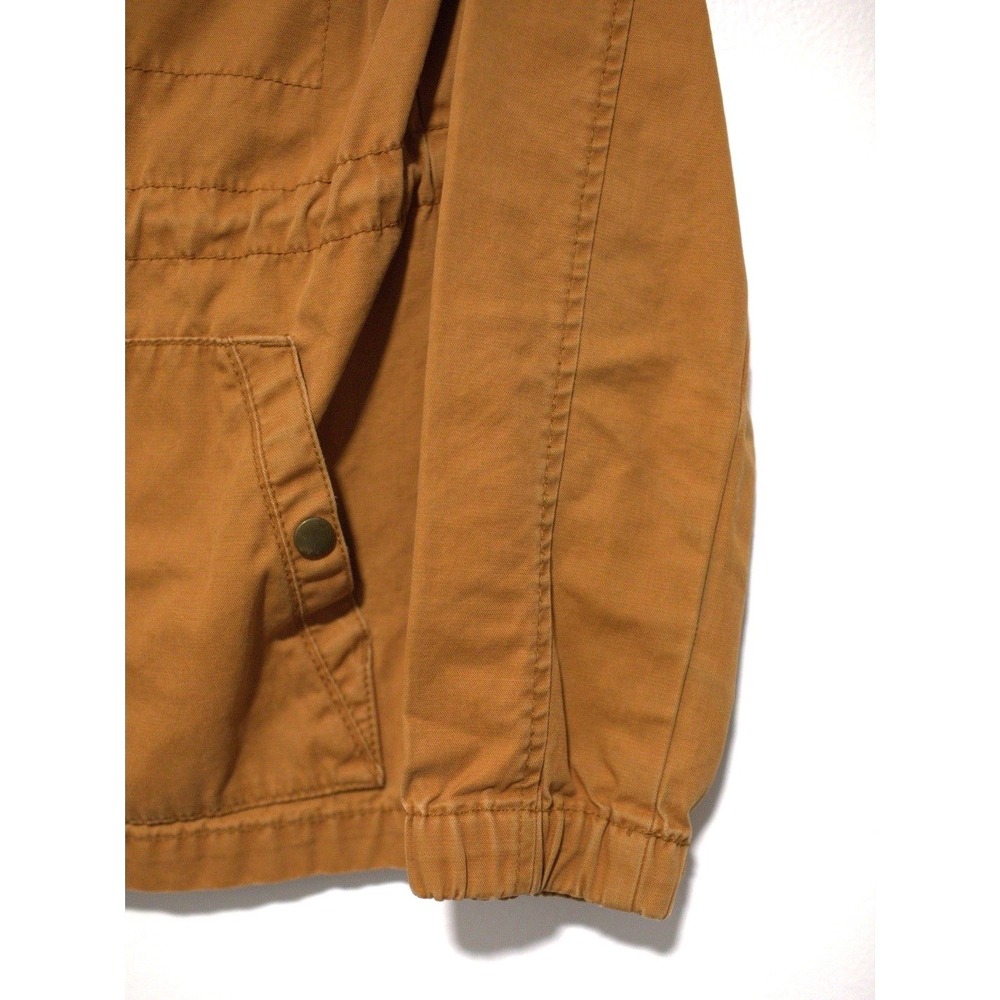 Old Navy Womens XS Tobacco Brown Utility Field Jacket Full Zip Drawstring Waist - Picture 5 of 8